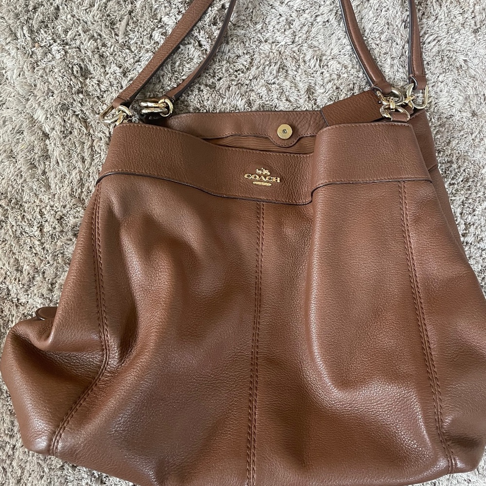 Coach brown purse